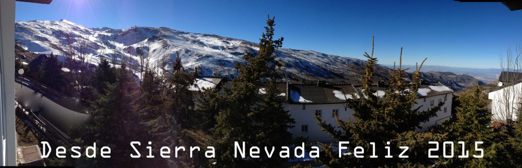 Feliz 2015 Desde Sierra Nevada. Pedro Luis Pérez Castro.
